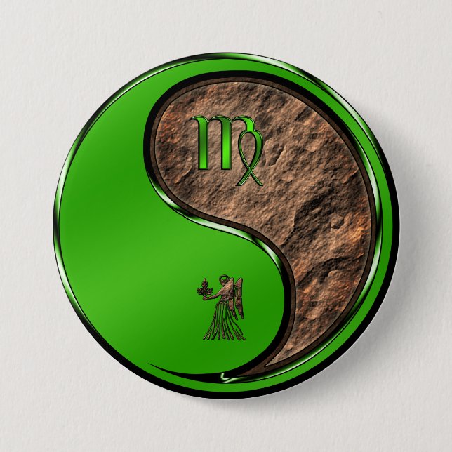 Virgo 7.5 Cm Round Badge (Front)