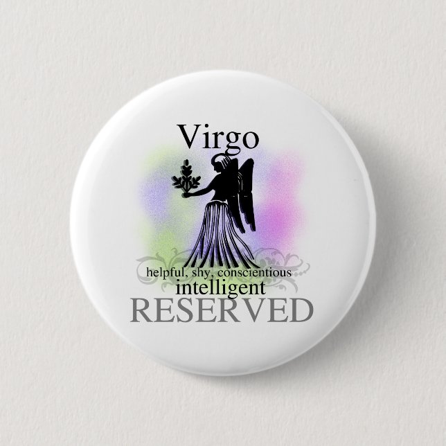 Virgo About You 6 Cm Round Badge (Front)