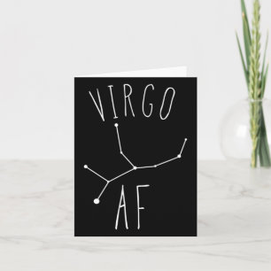 Virgo Af Constellation _ Funny Virgo Astrology Card
