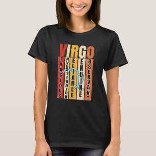 Virgo Apparel Zodiac Sign Facts Horoscope Astrolog T-Shirt