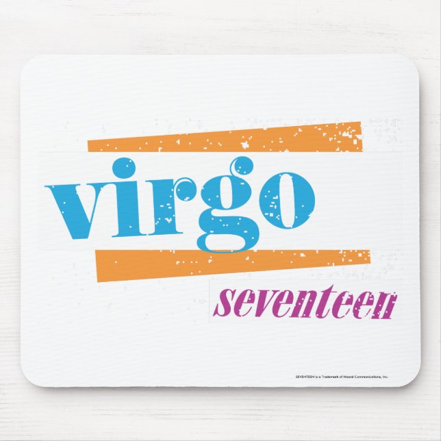 Virgo Aqua Mouse Mat (Front)