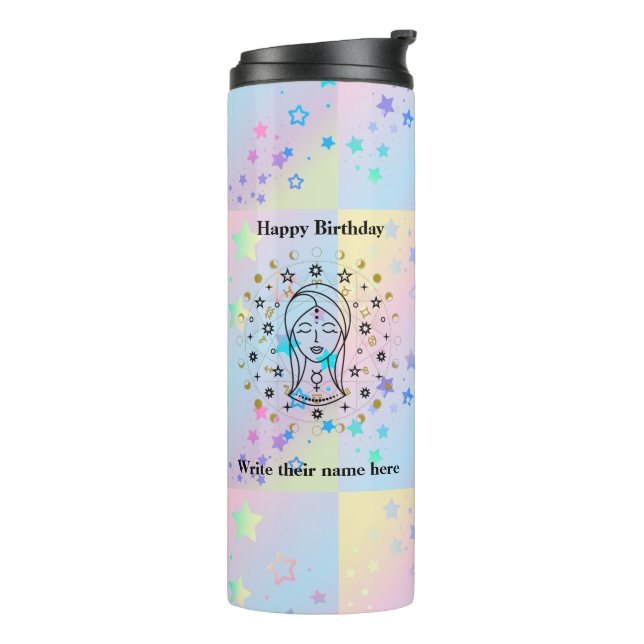 Virgo Astrology Birthday August 23-Sept 22 Thermal Tumbler (Rotated Left)