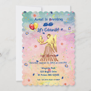 Virgo (August 23 – September 22) Birthday Invitation