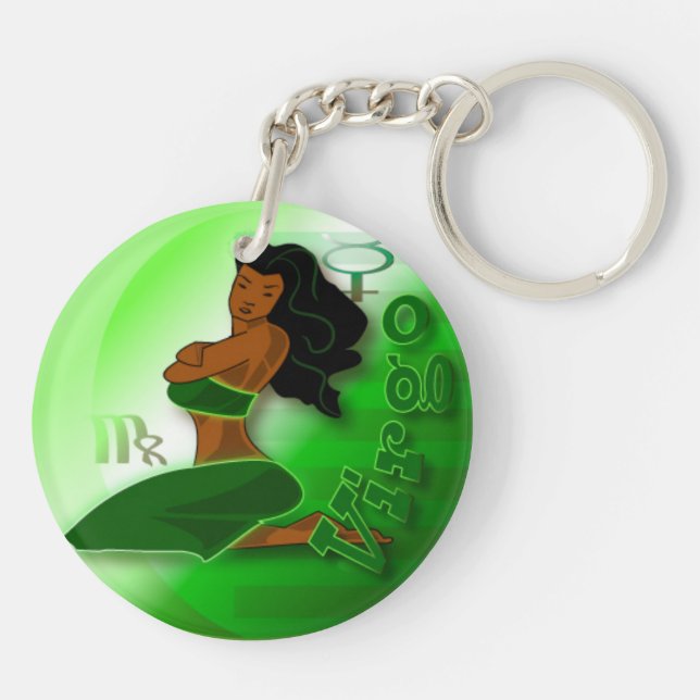 Virgo-August 23 to September 23 Key Ring (Back)