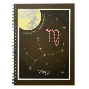 Virgo August 23 to September 23 Notizheft Notebook