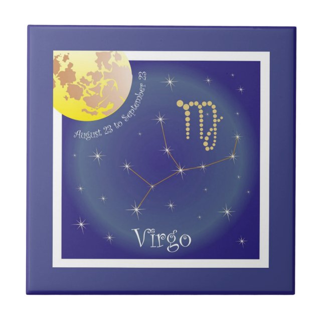 Virgo August 23 to September 23 photo tile (Front)