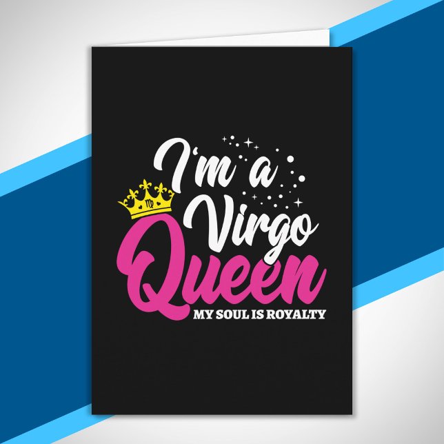 Virgo Birthday Queen Astrology August September Card (Creator Uploaded)