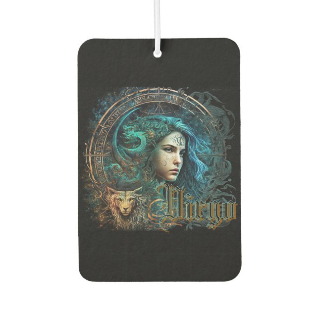 Virgo Car Air Freshener (Front)