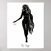 Virgo Celestial Maiden Goddess Sun Halo Art