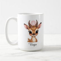 Virgo Celestial Zodiac Mug - Aesthetic Deer Art