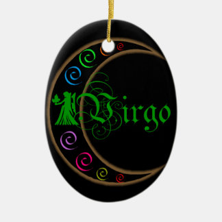 Virgo Ceramic Tree Decoration