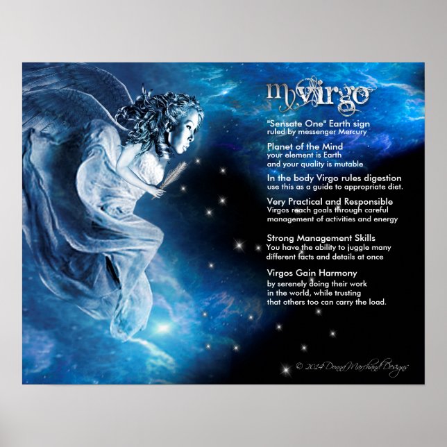 Virgo Characteristics Poster (Front)