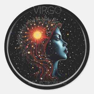 Virgo Classic Round Sticker