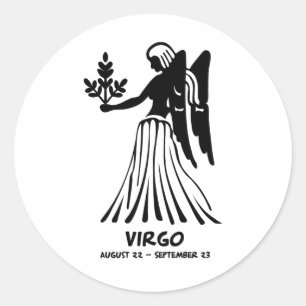 Virgo Classic Round Sticker