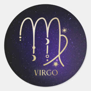 Virgo Classic Round Sticker