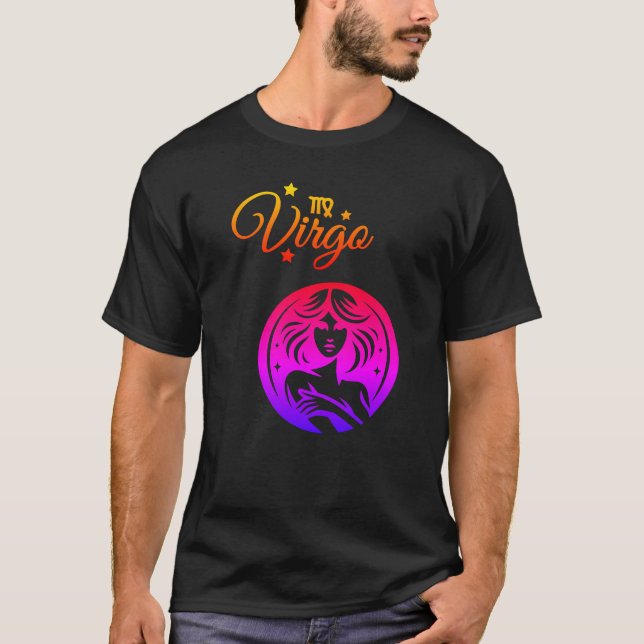 "virgo " coloured T-Shirt (Front)
