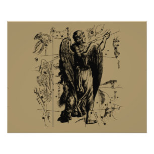 Virgo Constellation Hevelius 1690 Aug 23  Sept 22 Photo Print