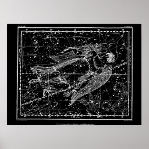 Virgo : Constellation Plate XVIII Poster
