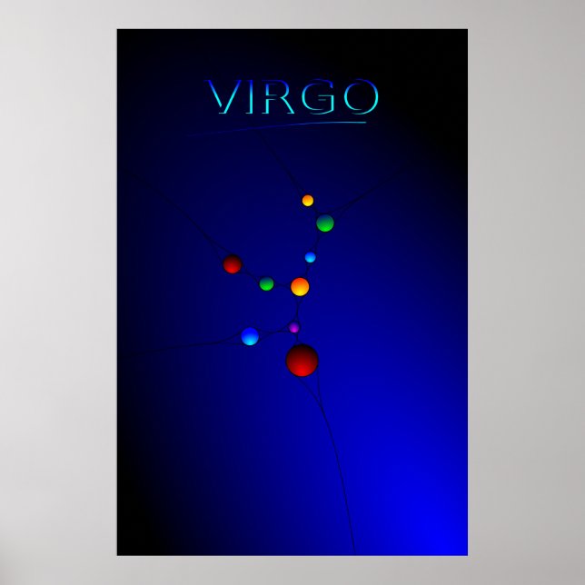 Virgo Constellation Poster (Front)