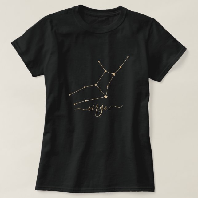 Virgo Constellation  T-Shirt (Design Front)