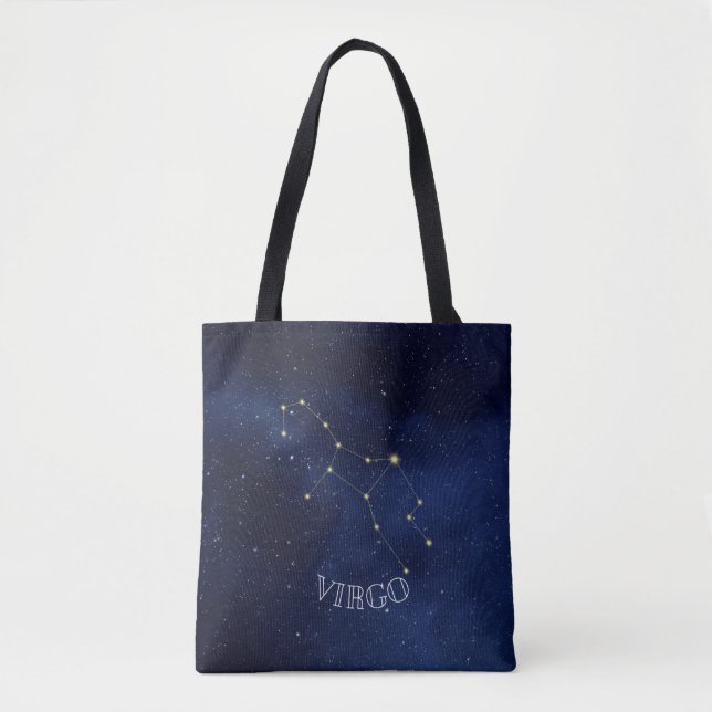 Virgo Constellation Tote Bag (Front)