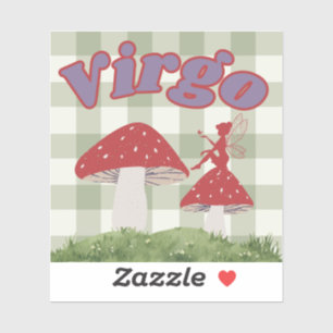 Virgo Cottagecore Aesthetic Fairy Mushroom Art