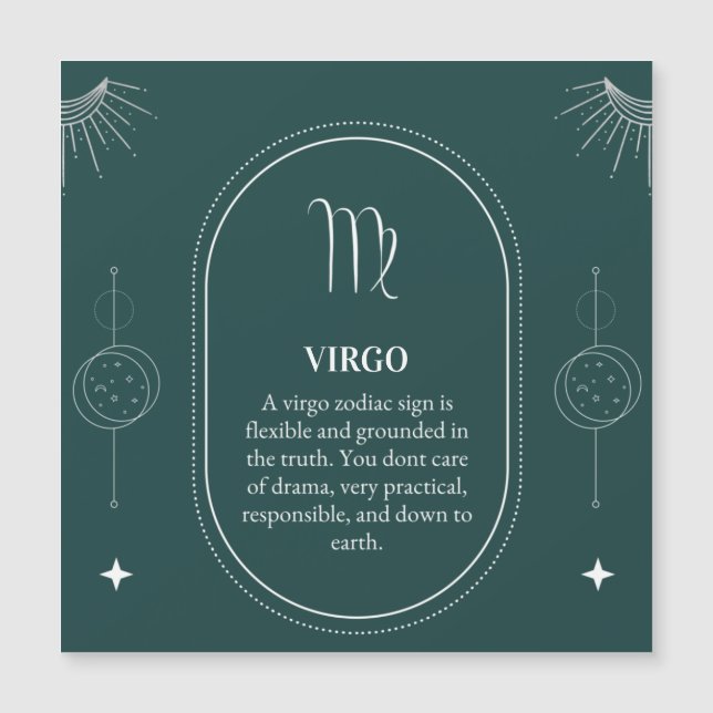 Virgo customise name 12 signs of the Zodiac  (Front)