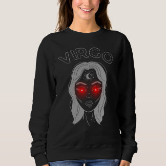 Virgo Dark Astrology | Minimal Occult Zodiac Sweatshirt