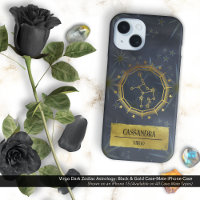 Virgo Dark Zodiac Astrology: Black & Gold