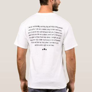 Virgo Dog - Pet Astro - T-shirt