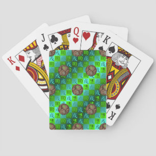 Virgo & Earth Dog Classic Playing Cards