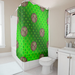 Virgo & Earth Goat Shower Curtain