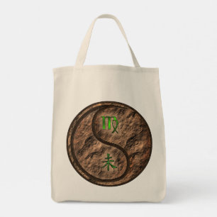 Virgo & Earth Goat Tote Bag