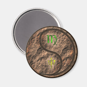 Virgo & Earth Monkey Magnet