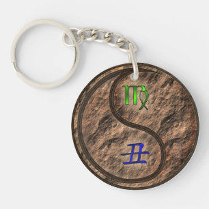 Virgo & Earth Ox Key Ring