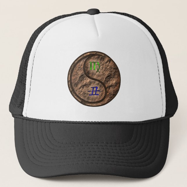 Virgo & Earth Ox Trucker Hat (Front)