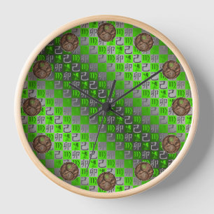 Virgo & Earth Rabbit Clock