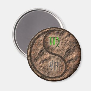 Virgo & Earth Rabbit Magnet