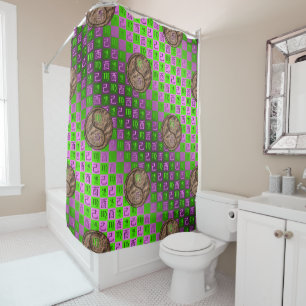 Virgo & Earth Rooster Shower Curtain