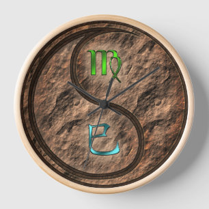 Virgo & Earth Snake Clock