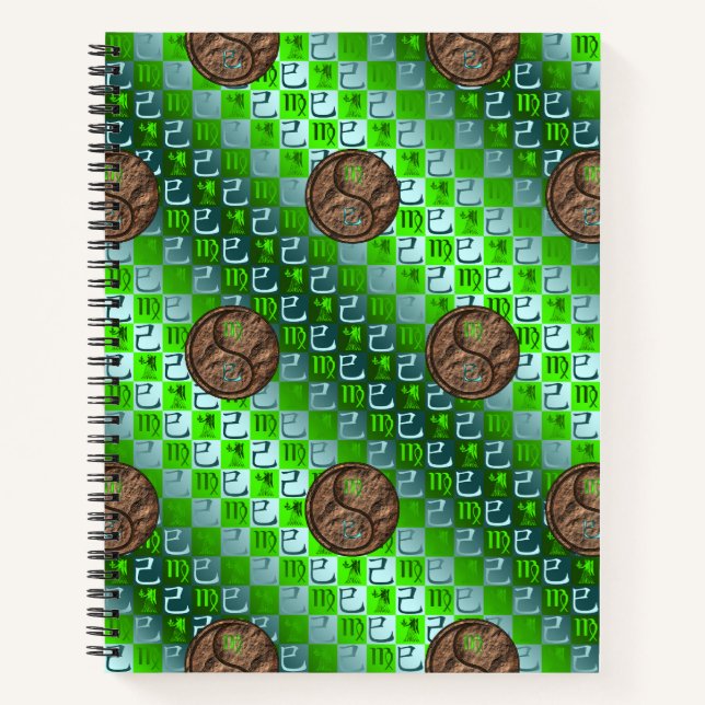 Virgo & Earth Snake Notebook (Front)