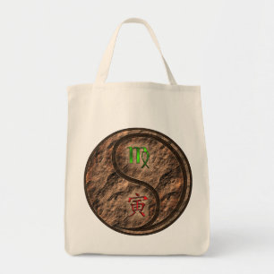 Virgo & Earth Tiger Tote Bag