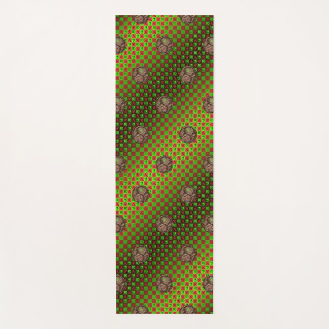 Virgo & Earth Tiger Yoga Mat (Front)