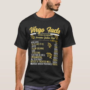 Virgo Facts Zodiac Virgo Queen T-Shirt