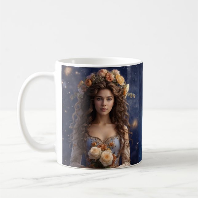 Virgo Female Astrological Coffee Mug (Left)