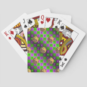 Virgo & Fire Boar Classic Playing Cards