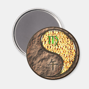 Virgo & Fire Horse Magnet