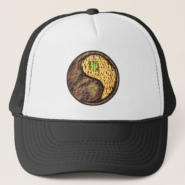 Virgo & Fire Monkey Trucker Hat (Front)