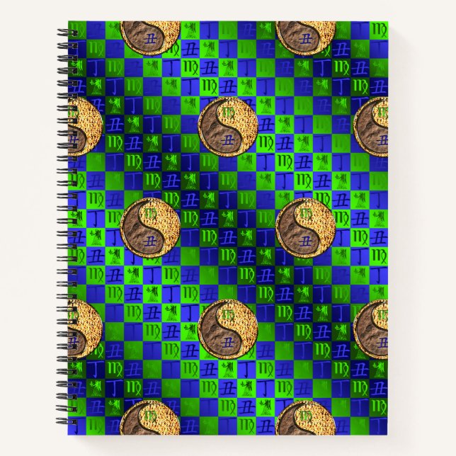 Virgo & Fire Ox Notebook (Front)