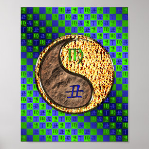 Virgo & Fire Ox Poster